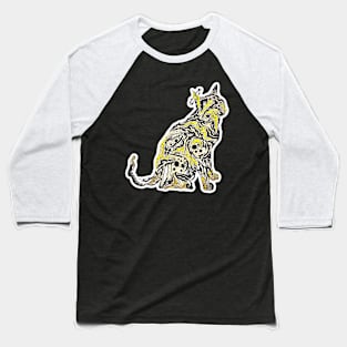 Celestial Cat Baseball T-Shirt